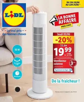 Ventilateur colonne
