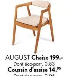 August - chaise