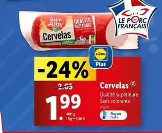 Saine alby - cervelas