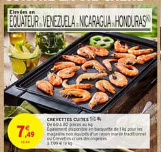 CREVETTES CUITES &✶