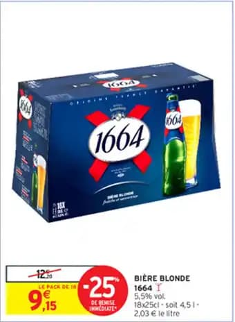 BIÈRE BLONDE 1664 Y