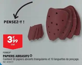 PAPIERS ABRASIFS ✪