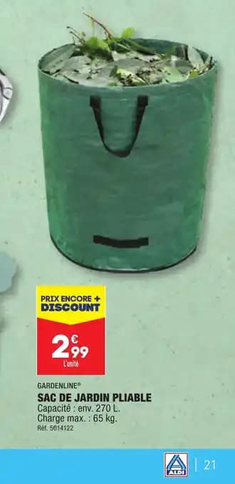 SAC DE JARDIN PLIABLE