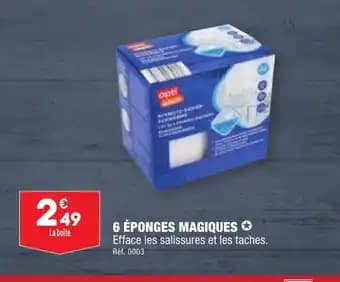 6 ÉPONGES MAGIQUES