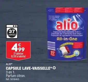CAPSULE LAVE-VAISSELLE