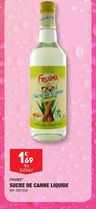 SUCRE DE CANNE LIQUIDE