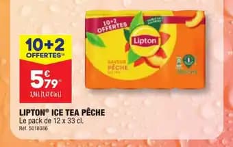 LIPTONⓇ ICE TEA PÊCHE