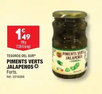 PIMENTS VERTS JALAPENOS