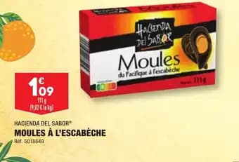 MOULES À L'ESCABÈCHE