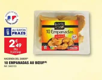 10 EMPANADAS AU BŒUF(B)
