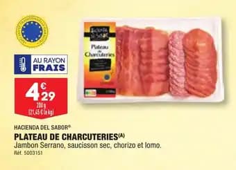 PLATEAU DE CHARCUTERIES(A)