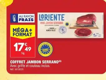 COFFRET JAMBON SERRANO