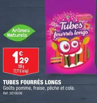 TUBES FOURRÉS LONGS