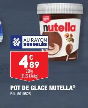 POT DE GLACE NUTELLAⓇ