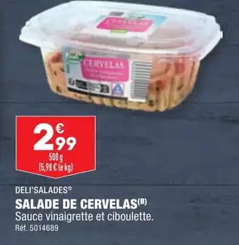 SALADE DE CERVELAS