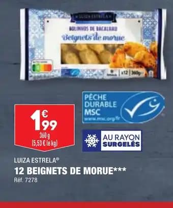 12 beignets de morue