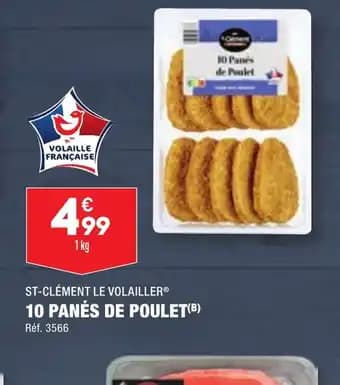 10 PANÉS DE POULET(B)