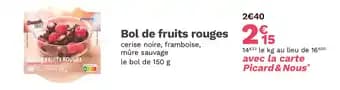 Bol de fruits rouges