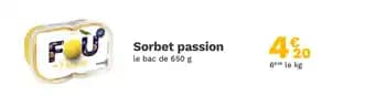 Sorbet passion