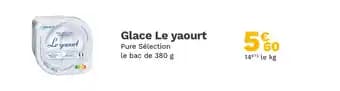 Glace Le yaourt