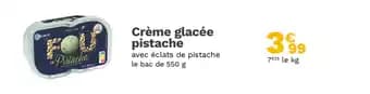 Crème glacée pistache