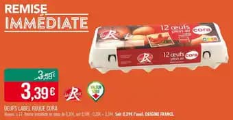 CORA Oeufs label rouge