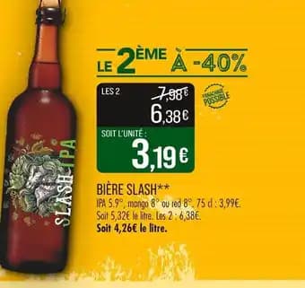 Bière slash