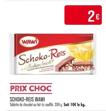 WAWI Schoko-reis