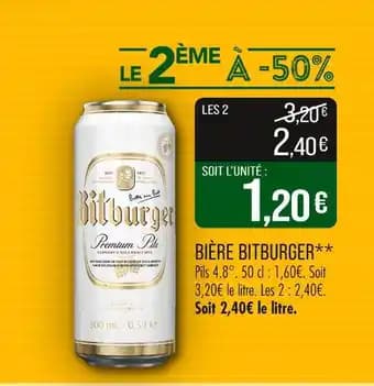 BITBURGER Bière