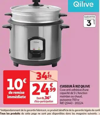 QILIVE Cuiseur à riz