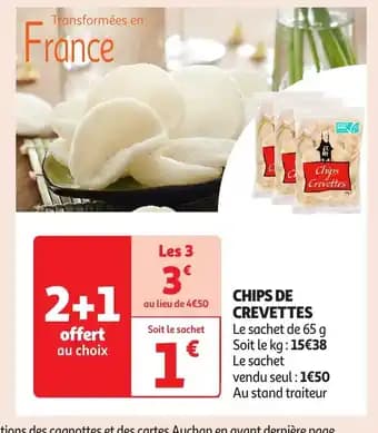 Chips de crevettes 65 g