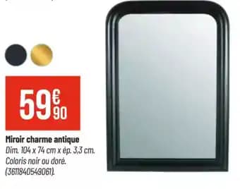 Miroir charme antique