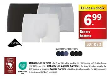 LYCRA Boxers homme