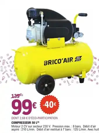 Compresseur 50 l