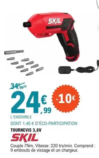 SKIL Tournevis 3,6v