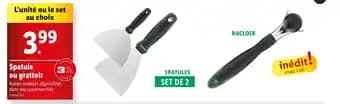 Spatule ou grattoir