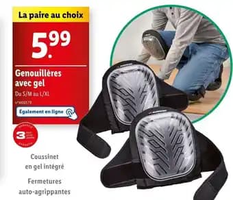 Genouillères avec gel