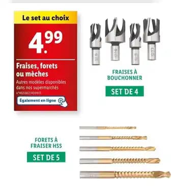 Fraises, forets ou mèches