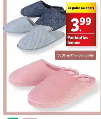 Pantoufles femme