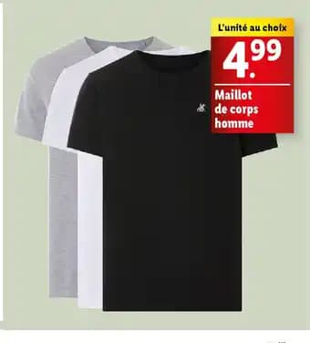 Maillot de corps homme