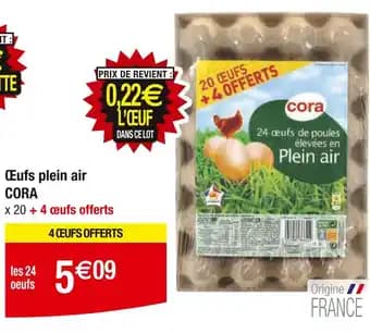 CORA Œufs plein air