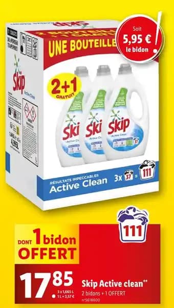 SKIP Skip active clean