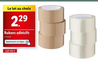 Rubans adhésifs