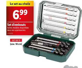 PARKSIDE Set d'embouts