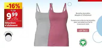 Débardeurs d'allaitement