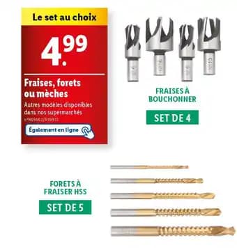 Fraises, forets ou mèches