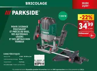 PARKSIDE Défonceuse