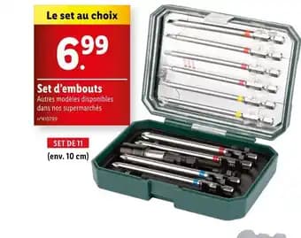 Set d'embouts