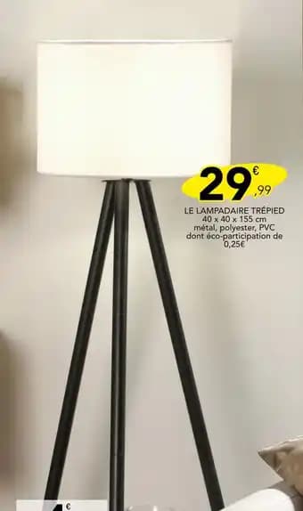 Le lampadaire trépied