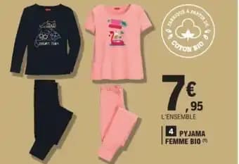 Pyjama femme bio